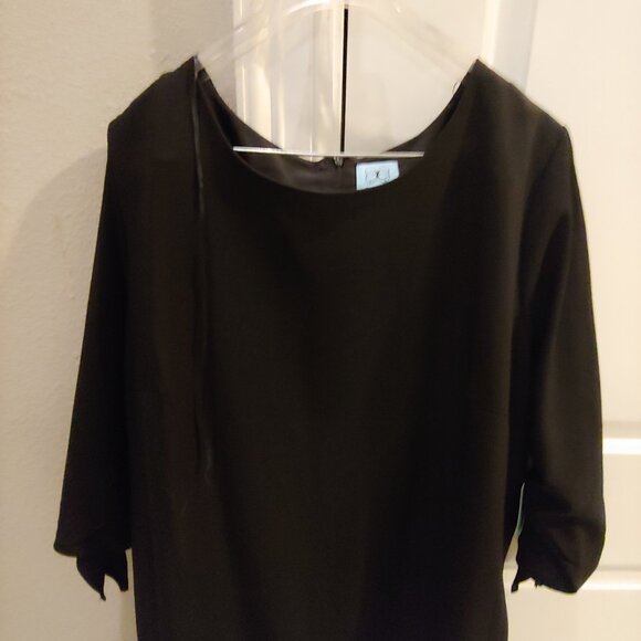 CeCe Nordstroms Women's Black Shift Dress Plus Size 22W 3/4 Sleeve NWT - Picture 2 of 7